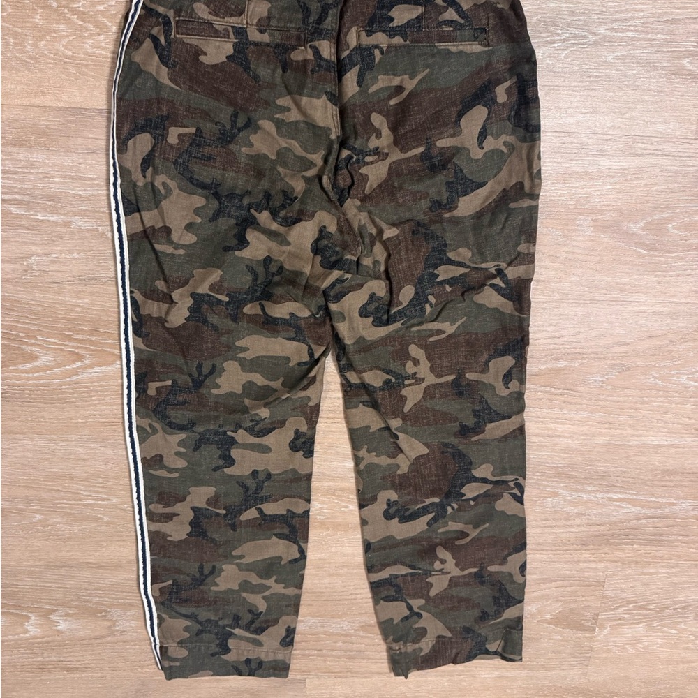 Abercrombie & Fitch Camouflage Joggers with Side Stripes